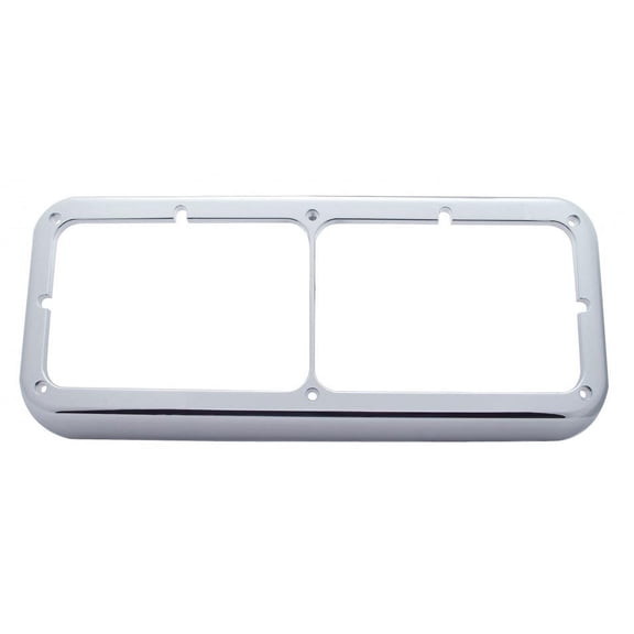 United Pacific 40978 Headlight Bezel Rectangular, Dual