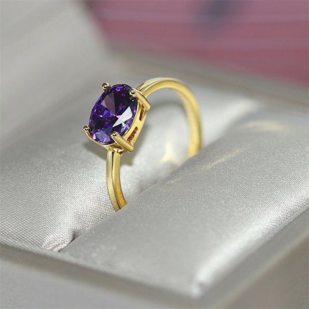 Anillos de Zirconia cúbica minimalista Ailodo para mujeres y niñas, anillos sencillos de moda para fiestas, bodas, anillos de dedo para mujeres, joyería, regalo de San Valentín Tan Jianjun unisex