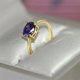 thumbnail image 1 of Anillos de Zirconia cúbica minimalista Ailodo para mujeres y niñas, anillos sencillos de moda para fiestas, bodas, anillos de dedo para mujeres, joyería, regalo de San Valentín Tan Jianjun unisex, 1 of 2
