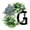 G, variant on Year Round Wreath Unique Last Name Front Door Garland with Bow Welcome Sign - 26 Letter Farmhouse for All Seasons and Outdoor Hanging