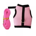 thumbnail image 1 of Small Pet Rabbit Harness And Leash Set Two-legged Chest Strap Outdoor Traction Rope Leash Clothes for Chinchilla Dutch Guinea Pig Breathable Mesh, 1 of 11