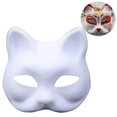 thumbnail image 2 of Máscara de Halloween de 10 piezas Máscaras de plástico para manualidades y pintura para niños ideales para fiestas de cumpleaños infantiles y carnaval. Ormromra 2034436-2, 2 of 9