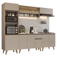 thumbnail image 1 of Cocina Integral Completa Modular Madesa Nice 260cm Crema 01, 1 of 6