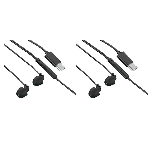 Matsuzay Auriculares antirruido para dormir Auriculares Auriculares Sala de estar Individual Tipo-C Negro Solo tipo C negro 2Conjunto