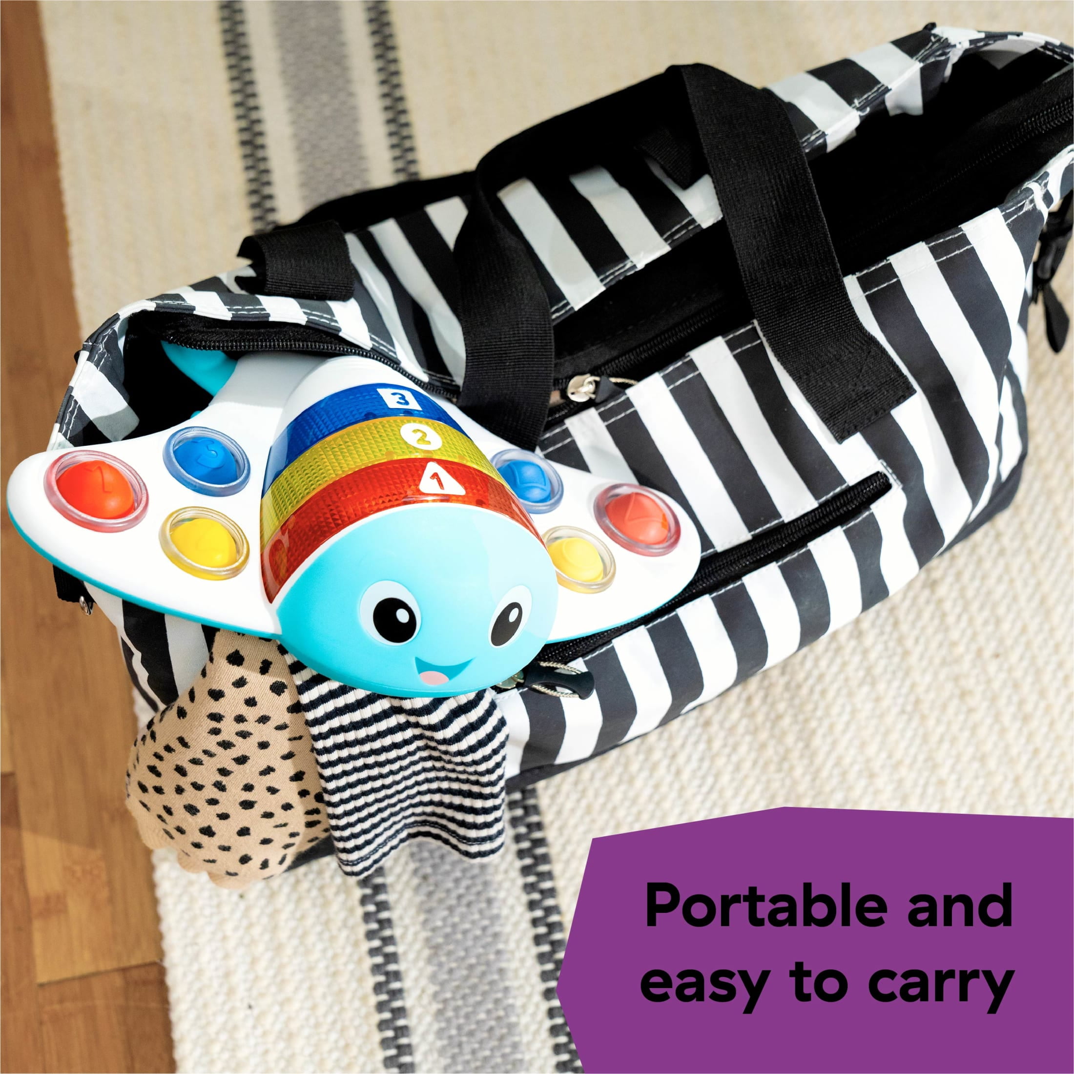 Baby Einstein Pop & Explore Stingray Shape Sorting Toy for Baby, Ages 6 Months +