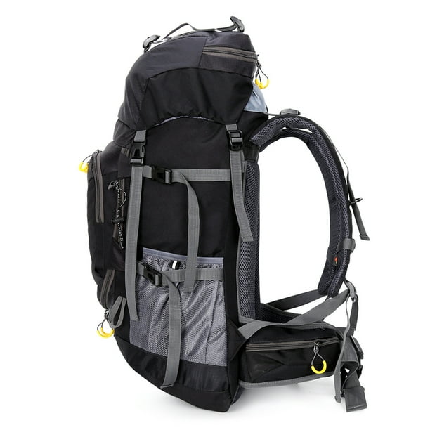 Mochila 60L Senderismo Impermeable Mochila Camping Ciclo de Escalada de Montaña Mochila Mochila con Tapa de Lluvia