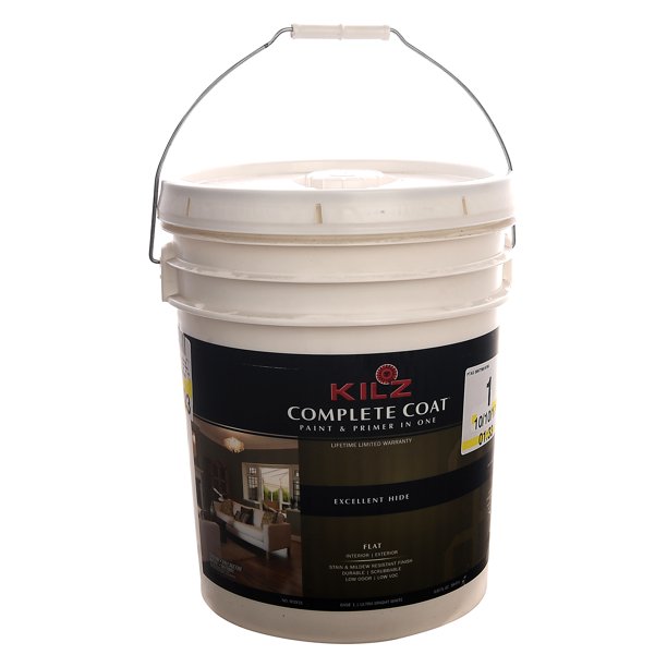 KILZ Complete Coat Flat Finish Interior & Exterior Paint KILZ Complete Coat Flat Finish Interior & Exterior Paint