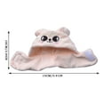thumbnail image 2 of Stray Kids - SKZOO Concert light cover doll cloak hat,Adorable Plush Animal Hooded Scarf for Kids and Adults Soft，Warm，and Cozy Winter Wear with Cute Ears, 2 of 2