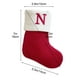 thumbnail image 3 of Seyotauo Christmas Stockings with Initials, Embroidered Xmas Stockings, 7" Large Knitted Xmas Stocking, Christmas Party Fireplace Family Hanging Stocking Decorations, 3 of 6