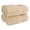 Beige, variant on Cotton Paradise 100% Cotton 4 Piece Washcloths, Soft Absorbent Small Hand Face Towels Wash Rags for Body, Navy Blue
