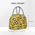 thumbnail image 2 of Disketp Cartoon Bear Yellow Bolsa Térmica para Almuerzo, Lonchera con Abertura Amplia y Gran Capacidad, Organizador Reutilizable para Mujeres, Hombres y Adultos, 2 of 6