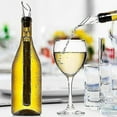 thumbnail image 5 of Enfriador de vino, barra enfriadora de botellas de vino de acero inoxidable 3 en 1, 5 of 5