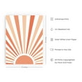 thumbnail image 2 of HAUS AND HUES Sun Art Prints Mid Century Modern Wall Decor - Terracotta Sun Poster and Boho Sun Wall Decor | Boho Prints Terracotta Decor | Mid Century Modern Boho Wall Decor UNFRAMED 12" x 16", 2 of 6