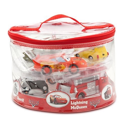 disney cars squeeze toy set