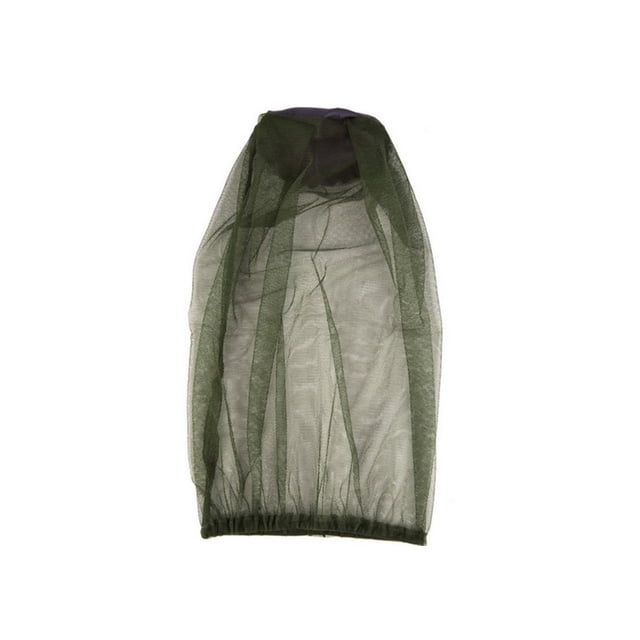 Filet de Protection contre les Insectes Abeille Randonnée Escalade Pêche Survie Alpinisme Camping Chapeau Femme Homme Vert