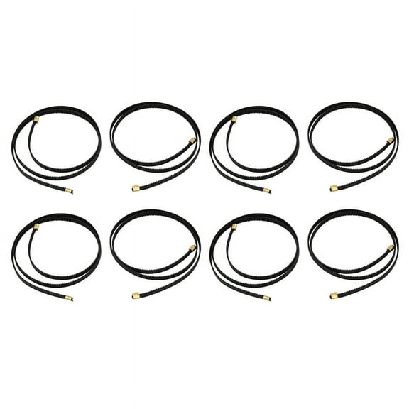 4X X Y Axis Synchronous Belt Gt2-6mm x 765mm Y 720mm Closed-Loop Timing Belt Terminal for Creatity Ender 3 3D Printer