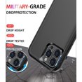 thumbnail image 4 of Diverbox Designed for iPhone 12 Pro Max Case with Screen Protector Camera Lens Cover Heavy Duty Shockproof Dropproof Cases for Apple iPhone 12 Pro Max (Black), 4 of 7