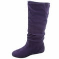 thumbnail image 2 of Data-1 Women's Fashion Slip On Pull Up Slouch Comfort Casual Flat Heel Mid Calf Round Toe Boots, 2 of 3
