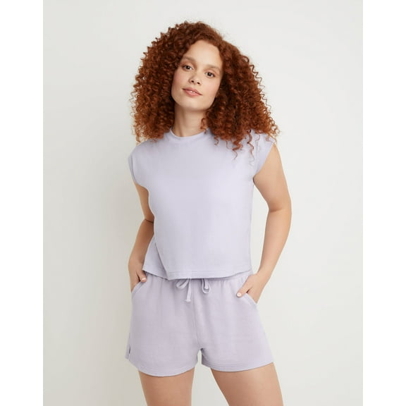 Hanes Originals Women's Cotton Muscle Tank Urban Lilac XL