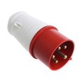 thumbnail image 1 of Enchufe industrial de 32 amperios y 5 pines 240-415v resistente a la intemperie Ip44 3p+n+e 32a, 1 of 3