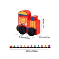 thumbnail image 3 of Lttoisl Magnetic Number Train Building Blocks, Wooden Assembly Car Educational Toy for Toddlers, Montessori Learning Activity, Brightly Printed Numbers & Hands-On Skills Development, 3 of 8