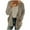 Gray, variant on Up to 65 off!Chiccall Plus Size Womens Sweaters,Casual Open Front Popcorn Oversized Sherpa Slouchy Cardigan Long Sleeve Button Down Outwear Coat with Pockets Winter Coats for Women,on Clearance