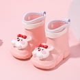thumbnail image 5 of VeFlora Kids Rainboots Toddler Rubber Rain Cartoon Rain Shoes Outdoor Non Drawstring Water Shoes for Boys Girls(Pink%06/13.5-14 Little Child), 5 of 5
