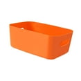 thumbnail image 4 of DOLITY Panier de Rangement de Bureau Boîte de Rangement Empilable avec Poignées Bac de Rangement Orange, 4 of 9