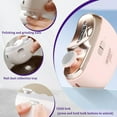 thumbnail image 3 of XOXODG Electric Nail Clipper,Automatic Baby Nail Clippers,2 in 1 Automatic Electric Nail Clippers with LED Light, Fingernail Trimmer for Baby, Kids, Adults, Seniors, 3 of 7