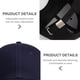thumbnail image 3 of Gorra de béisbol con circunferencia de cabeza grande ajustable de 57 a 61 cm, gorra rígida para hombre y mujer, gorra de verano de color sólido que cubre la cara, 3 of 5