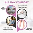 thumbnail image 6 of Gabrialla Sheer Maternity Graduated Compression Pantyhose, Medium Support 20-22 mmHg: H-260, 6 of 8