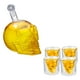 thumbnail image 1 of Crusader Skull Head Vodka Shot Whisky Vino Beber Botella De Vidrio Decantador Botella De Vino En Forma De Calavera, 1 of 5