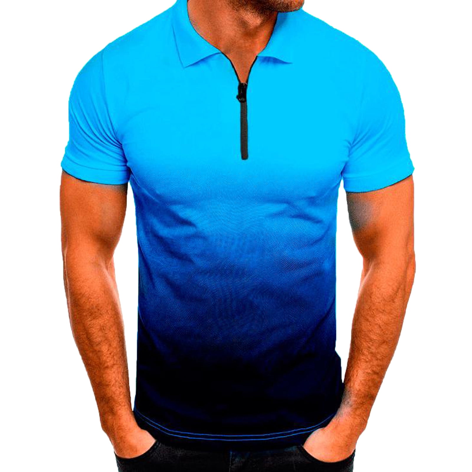 Allonly Mens Casual Round Neck Collar Tee Shirt Color Block Short Sleeve Tshirt 