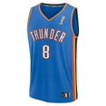 thumbnail image 2 of Men's Fanatics Jalen Williams Blue Oklahoma City Thunder 2025 NBA Finals Champions Fast Break Replica Player Jersey -, 2 of 3