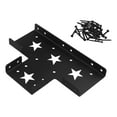 thumbnail image 1 of 1 Pce Kit de Gazebo Pergola 3 Voies 4x4 Pouces Support d'Angle Extension, 1 of 8