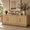 Oak-Arched, variant on Wetalus 67" Mid-Century TV Stand for 75" TV, Arched, Adjustable Shelves, Walnut