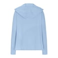 thumbnail image 3 of Vivianyo HD Women's Mesh UPF 50+ Sun Protection Jacket, Collared Long Sleeve Side Pocket Lightweight Outdoor Outerwear for Women Running, Women's Light Blue, Sizes S-3XL, 3 of 7