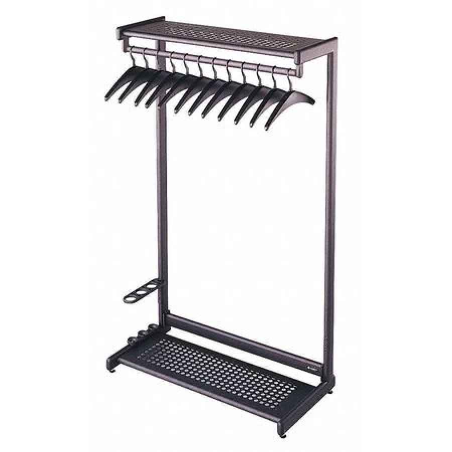 Quartet, TwoShelf Garment Rack, 1 Each, Black
