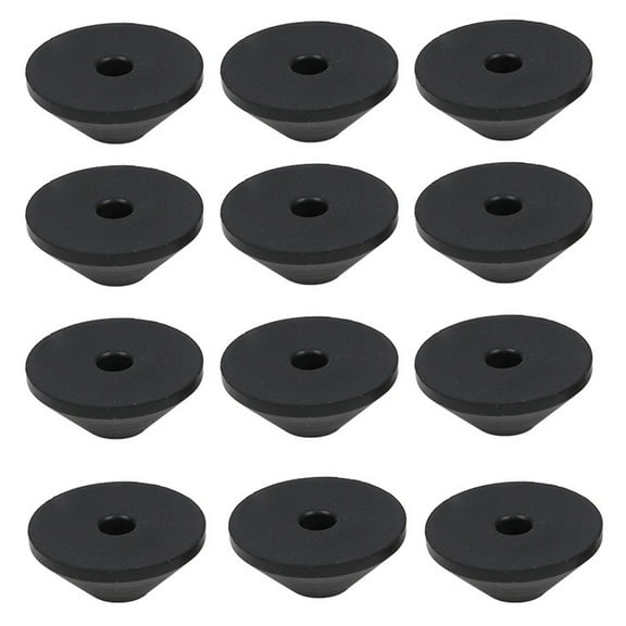 12Pcs Conical Toilet Bolt Rubber Washer Beveled Gasket Sealing Washers Toilet Tanks Leakage Prevents Kits Easy to Use