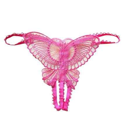 WUXIAN Exotic Lingerie Thong Transparent Panties Lace Fashion Women S Solid Color Attractive Intimates