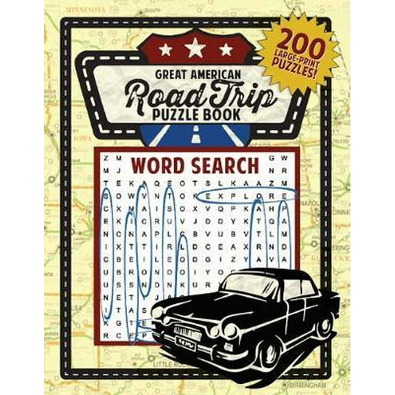 Great American Road Trip Puzzle Book (Paperback)