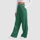 thumbnail image 3 of Pantalones de chándal con forro polar para mujer: cintura alta, pierna ancha y bolsillos; poliéster ligero para primavera/otoño; diseño con lazo delantero; informal/trabajo/yoga; tallas S-XXL., 3 of 7