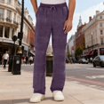 thumbnail image 2 of Mens Sweatpants,Casual Long Drawstring Stretchy Comfortable Fabric with Pockets,Mens Sweatpants with Pockets, 2 of 9