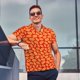 thumbnail image 4 of Balery A Big Hot Dog Camisa Polo de Hombre con Estampado, de Manga Corta y Tejido Medio, Camisa Tipo Golf Polo-Large, 4 of 6