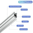 thumbnail image 3 of 2040 T Slot Aluminum Extrusion 200mm(7.9 Inch) Silver for 3D Printer Laser Engraving Machine 2 Pcs, 3 of 6