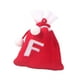 thumbnail image 2 of Bolsa de regalo tejida con letras del alfabeto | Bolsa bordada para dulces navideños | Adorno navideño personalizado | Mini bolsa colgante para decoración del árbol, 2 of 5