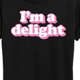 thumbnail image 3 of Instant Message - I'm A Delight - Women's Short Sleeve Graphic T-Shirt, 3 of 6