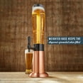 thumbnail image 4 of Hammer + Axe Beer Tower Drink Dispenser with Pro-Pour Tap and Freeze Tube to Keep Beverages Ice Cold, Perfect for Parties and Gameday, Home Bar Accessories, 2.75 Qt./2.6 L, Copper Finish, 4 of 11