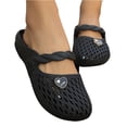 thumbnail image 5 of Norvail Womens Breathable Woven Toe Mary Sandals , Lightweight Slip Garden Shoes Non-Slip Comfort Sandals for Indoor Outdoor Beach Travel, 5 of 5