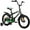 Green, variant on ACEGER Simon 12 Inch Girls Bike with Training Wheels for Ages 3-5, Pink